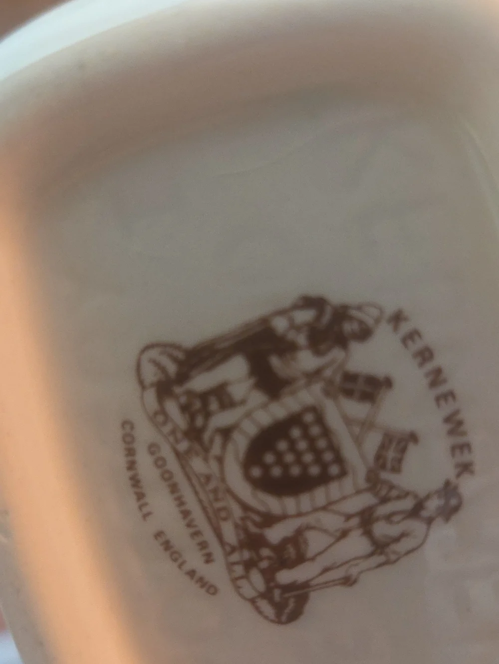 Kernewek Pottery, England Ceramic Rose Accent Vase